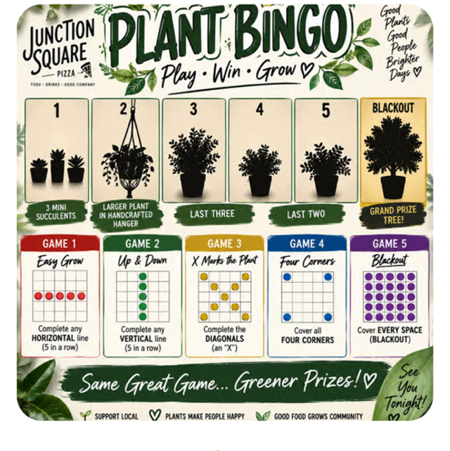 Plant Bingo.