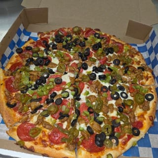 Thin Crust Round Pizza