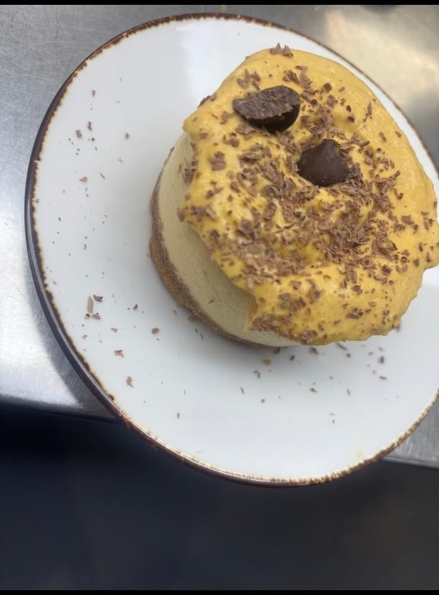 Pumpkin Cheesecake.