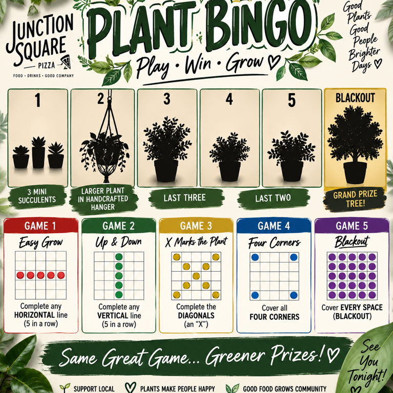 Plant Bingo 🪴 Monday November 19th