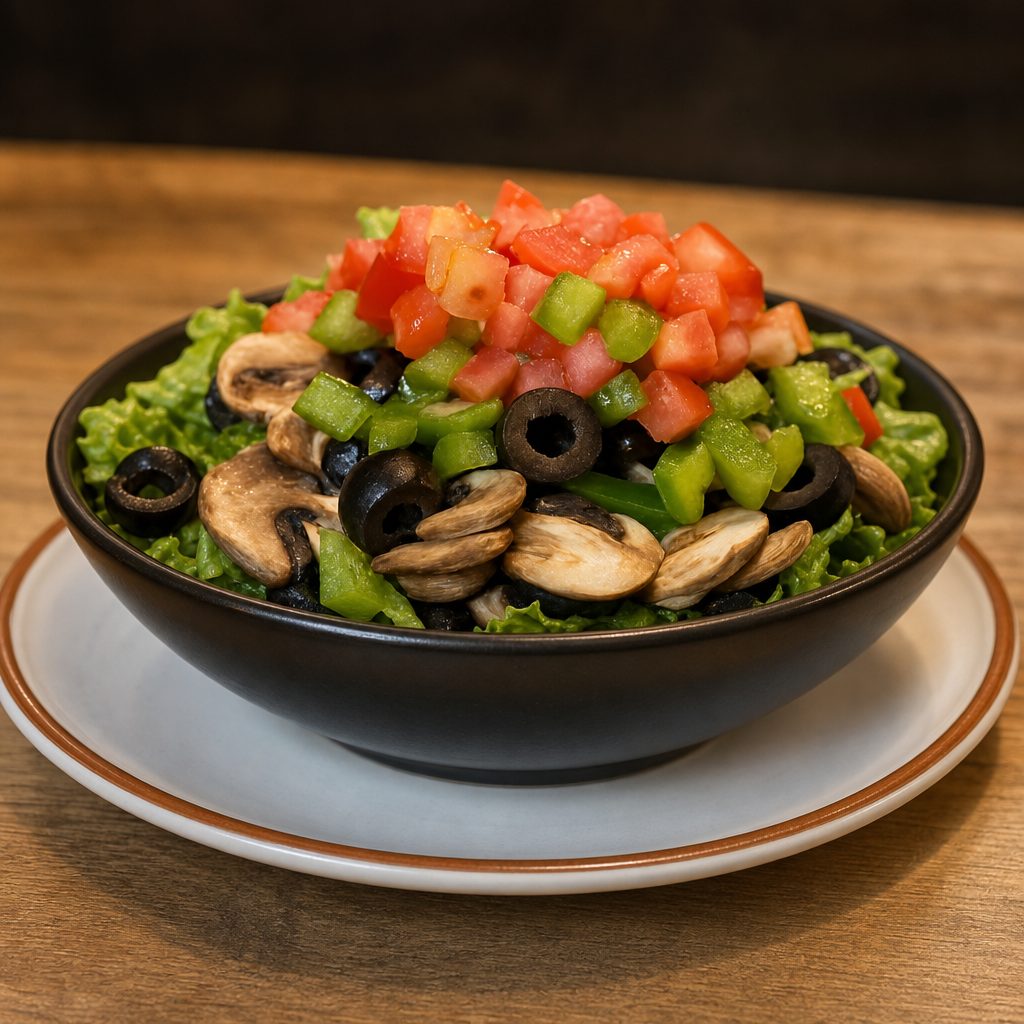 Vegetarian Salad (V).
