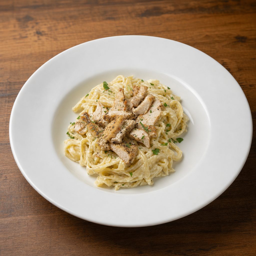 Fettuccine Alfredo.