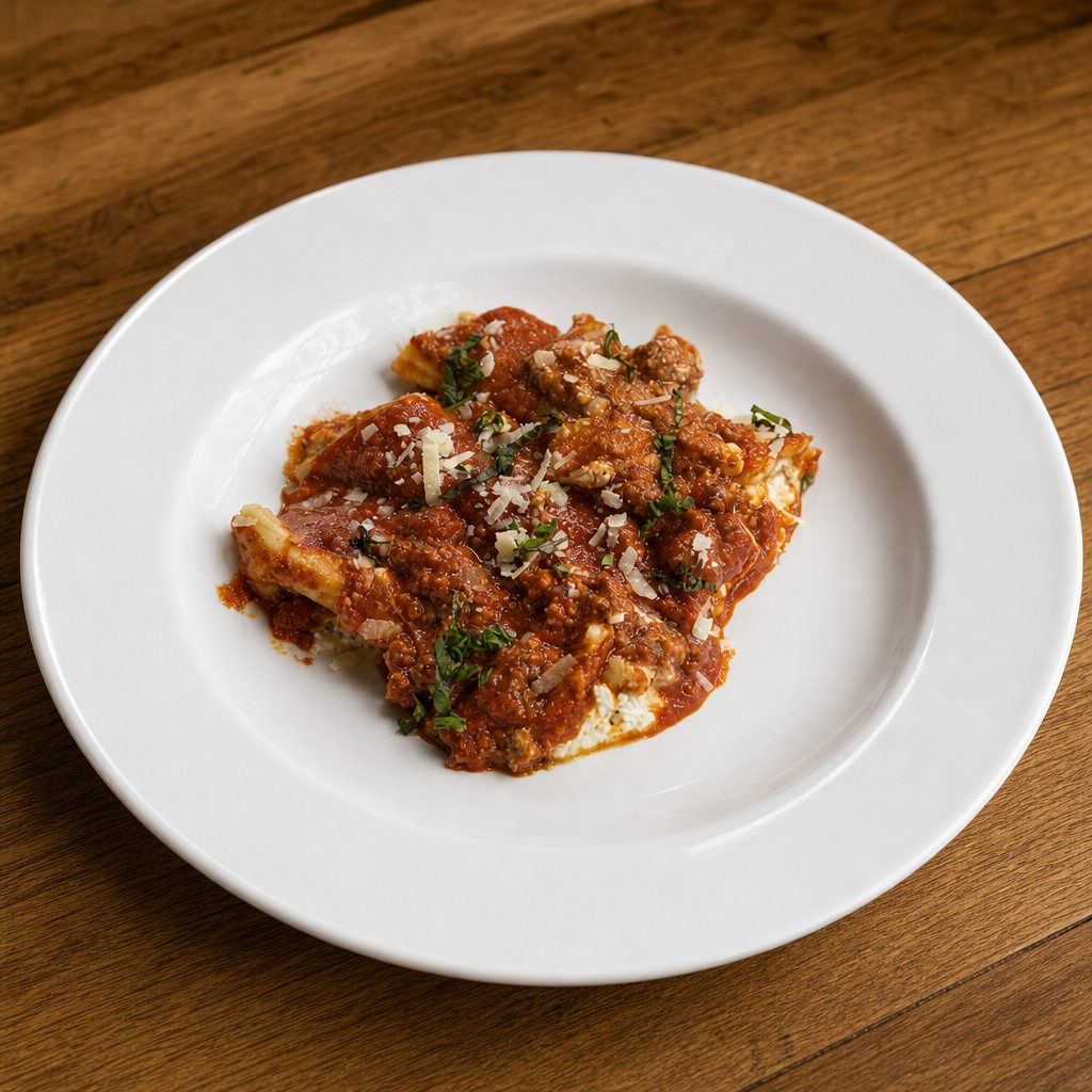 Manicotti.