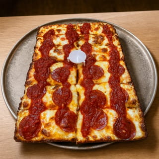 Detroit Deep Dish Pizza