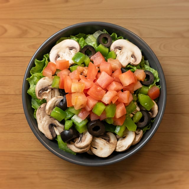 Vegetarian Salad (V).