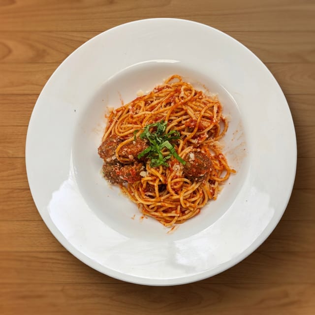 Spaghetti Marinara.