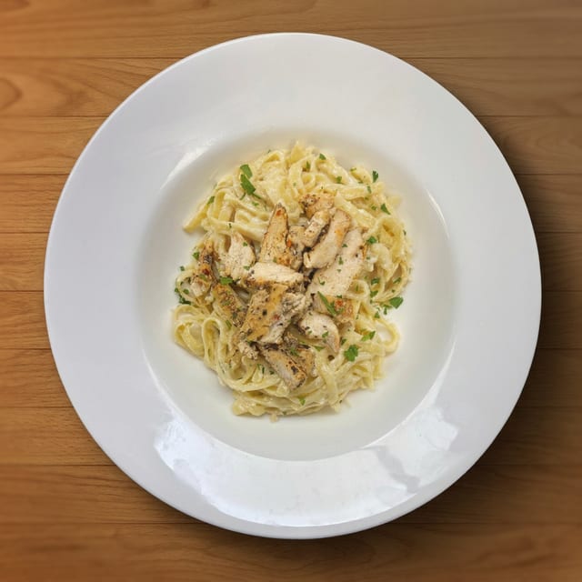Fettuccine Alfredo.