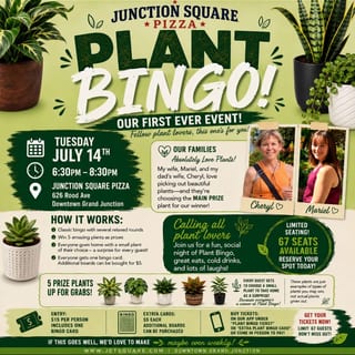 Plant Bingo Ticket (7/14/26)
