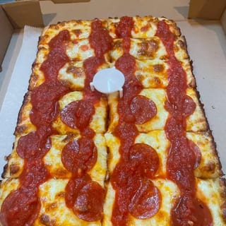 Detroit Deep Dish Pizza