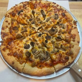 Thin Crust Round Pizza